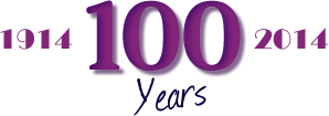 100 Years anniversary graphic